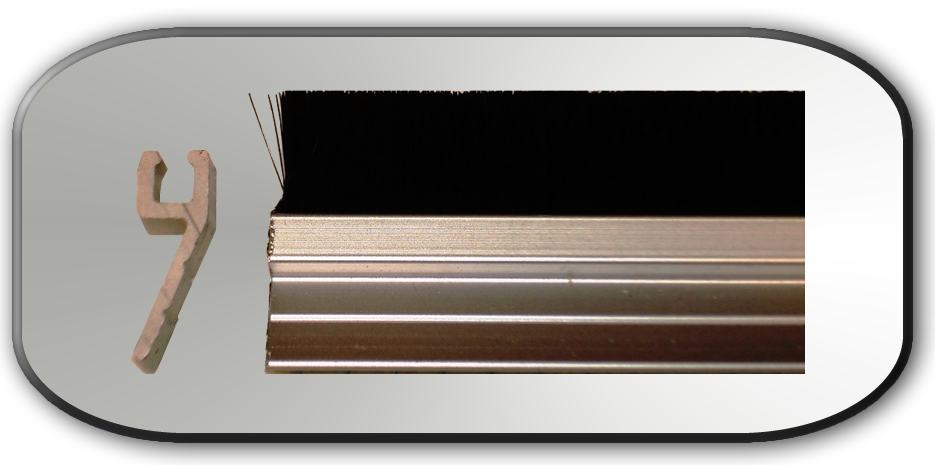 Door Jamb Seal fits 3' x 7' Door